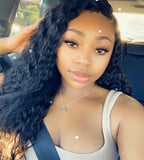 Natural Water Wave 200% Density HD Wig